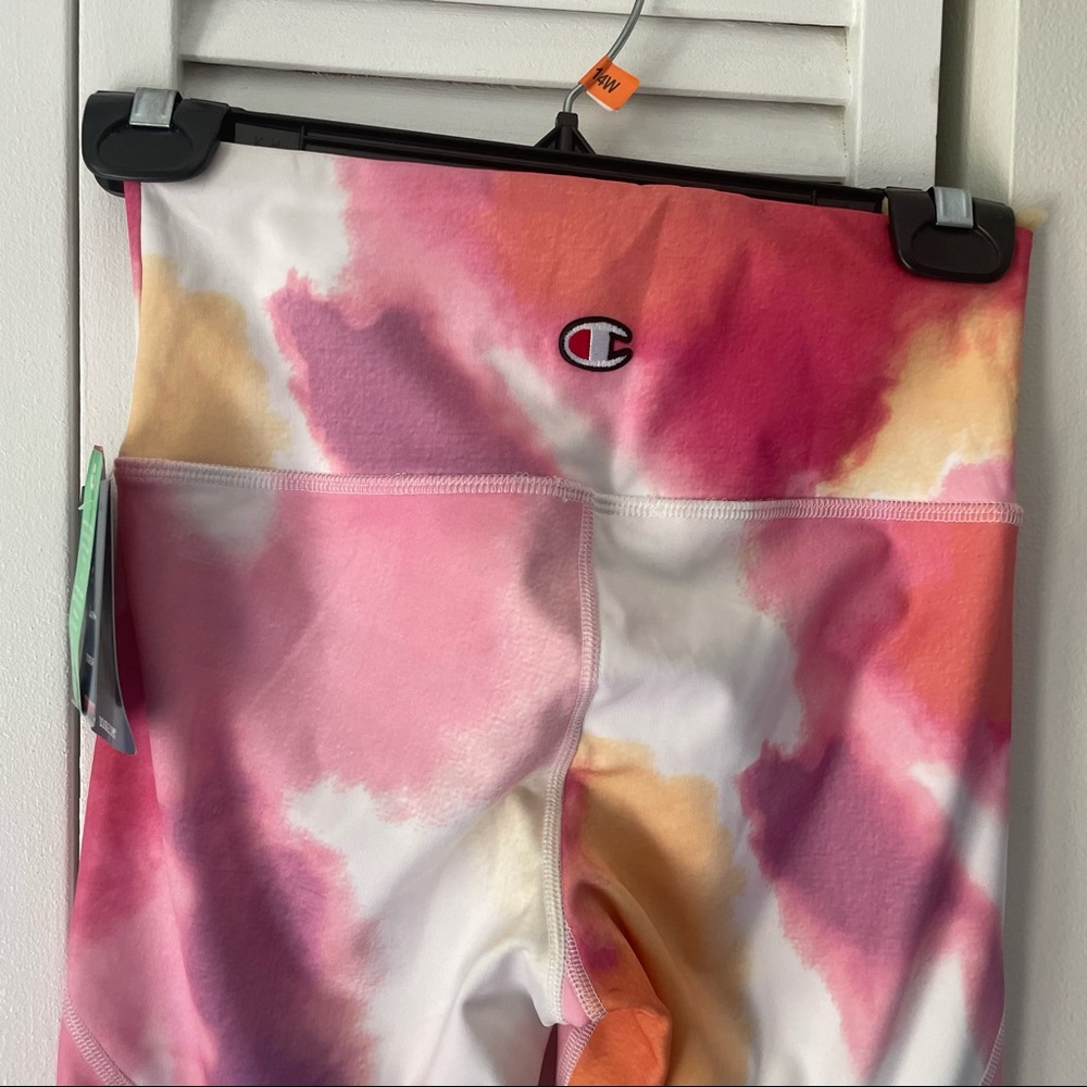 NWT Champion Double Dry Leggings in Marble Sherbet - Picture 9 of 9
